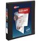 Avery 3 Slant Rings 1 in. Capacity 11 in. x 8.5 in. Heavy-Duty Non Stick View Binder with DuraHinge - Black